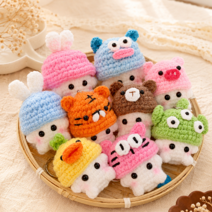 Móc khóa Nấm Mini len handmade 9 mẫu